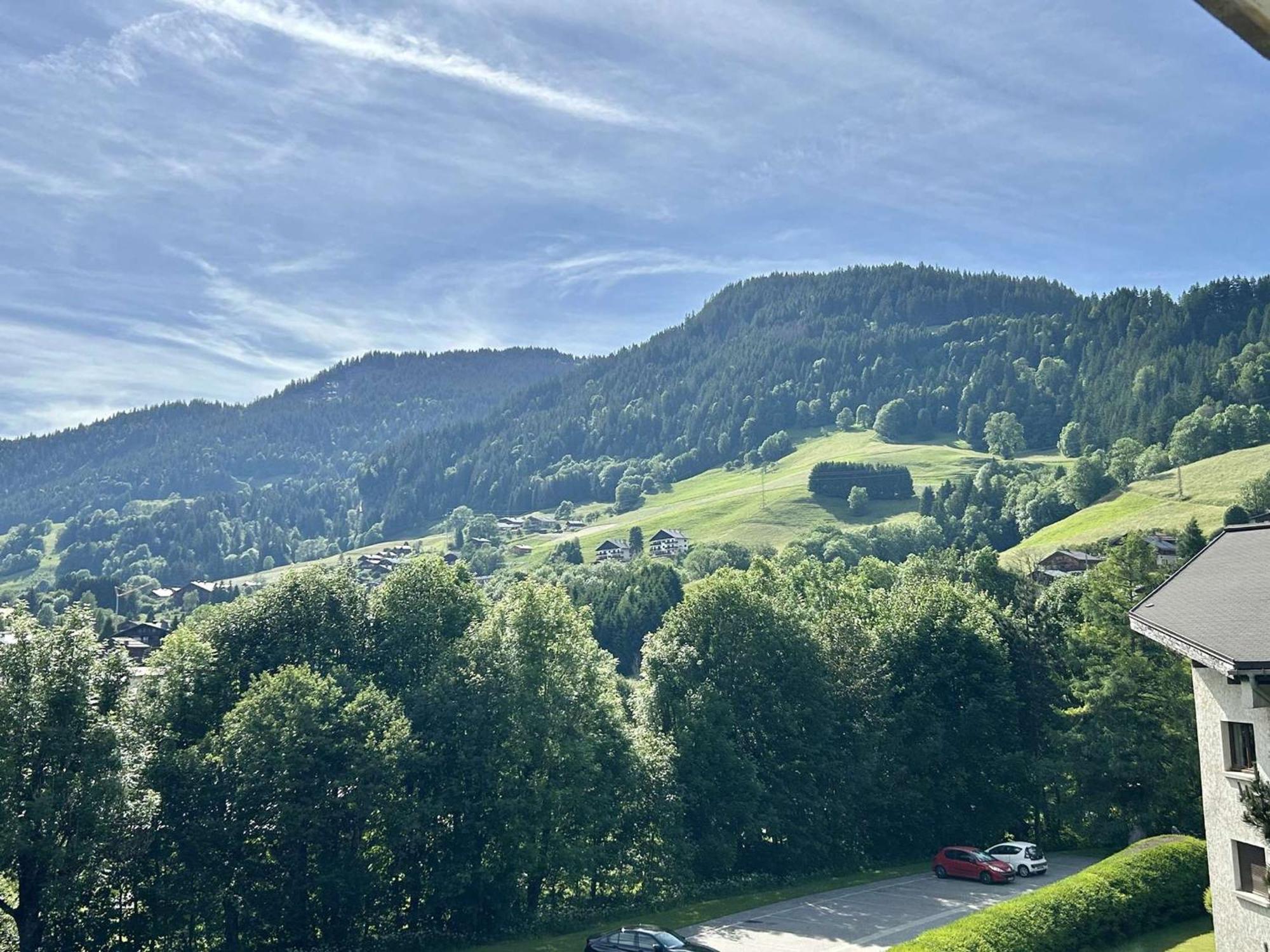 Studio Avec Piscine Chauffee, Tennis & Balcon - 4 Couchages A Megeve - Fr-1-597-14 Luaran gambar